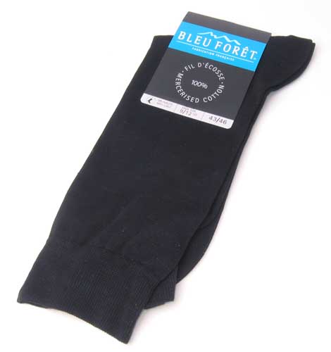 100% Mercerised Cotton - Black