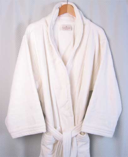 Organic Cotton Terry/Velour Spa Robe (M/L)