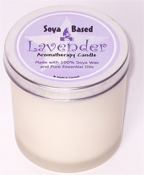 Lavender Soy Candle - Glass Container